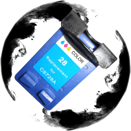 INK CARTRIDGE HP C8728A(HP28) Color remanufactured